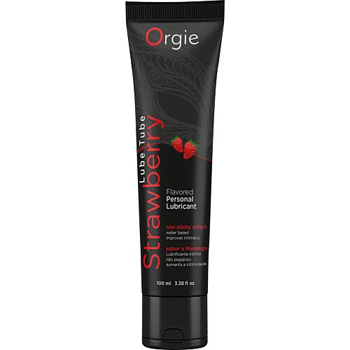 Lubrifiant Orgie Lube Tube Strawberry - Saveur Fraise