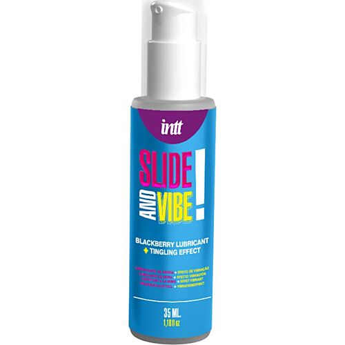 Lubrifiant INTT RELEASES 35 ML avec effet vibration à la mûre