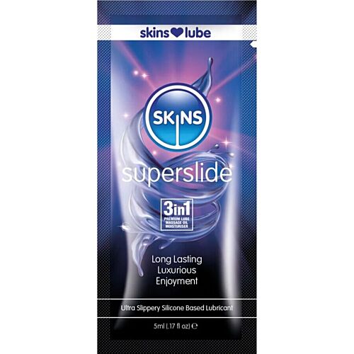 Lubrifiant Skins Superslide 5ml | Résistant à l'eau