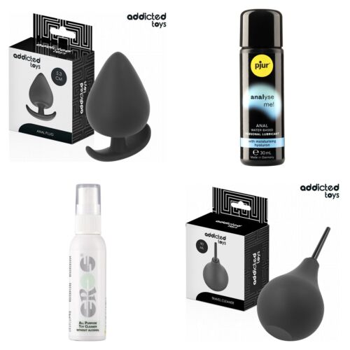 Coffret anal pour débutants avec petit plug en silicone