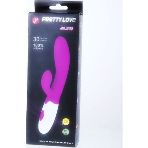 Vibrateur Rabbit Pretty Love Flirtation Alvis avec Stimulateur Clitoridien