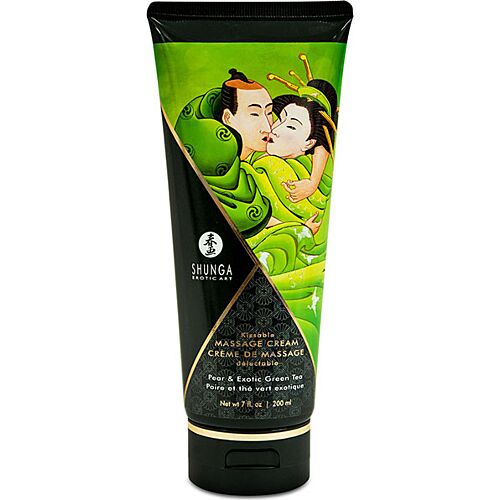 Crème de massage Shunga Poire & Thé Vert 200 ml