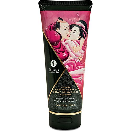 Crème de Massage Shunga Raspberry Feeling - Aroma délicieux