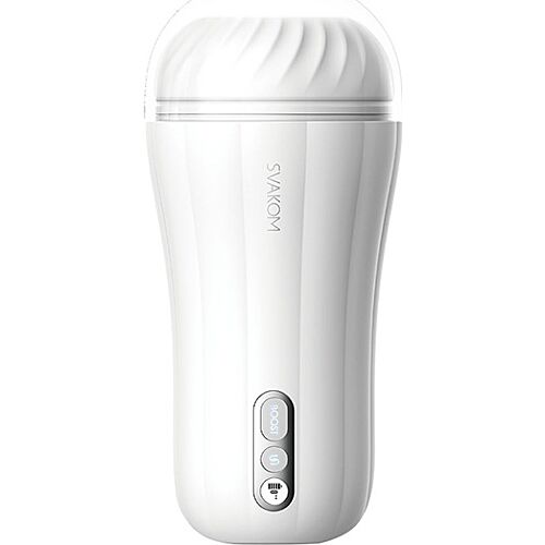 Masturbateur vibrant Svakom Robin White