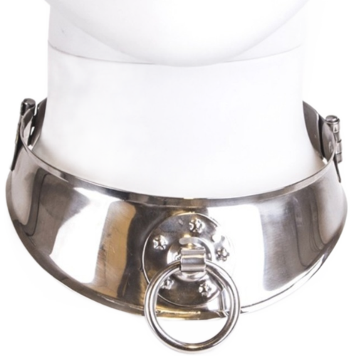 Collier de soumission Metal Hard avec anneau