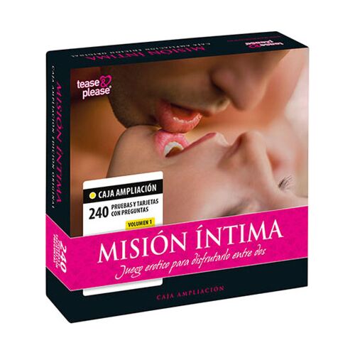 Jeu Érotique Tease & Please Mision Intima pour Couples