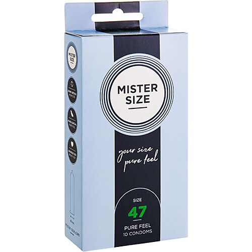 Préservatifs MISTER SIZE XS 47 MM - Ajustement antidérapant
