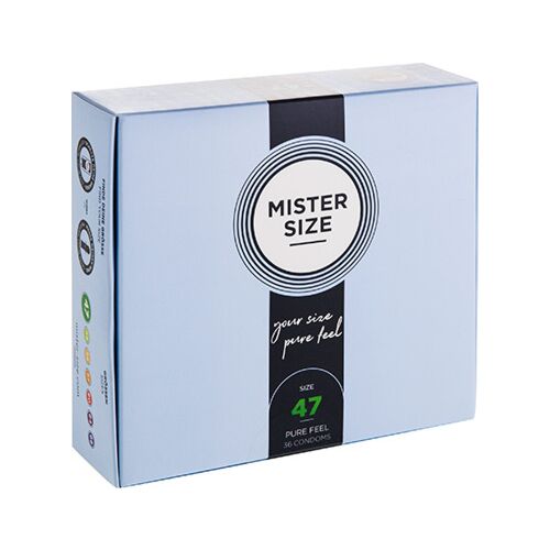 Préservatifs MISTER SIZE XS 47 MM - Ajustement sûr et antidérapant