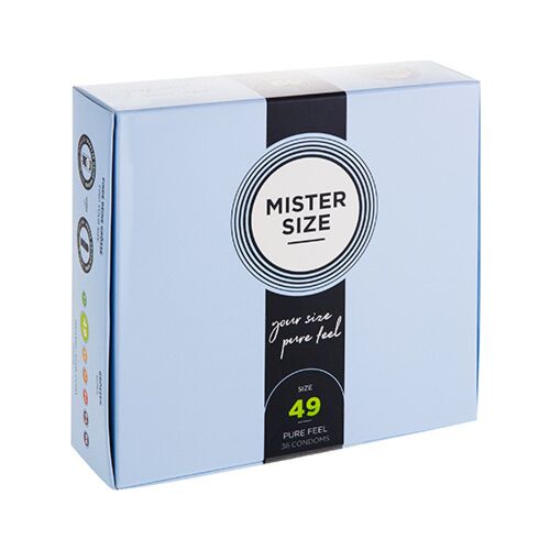 Préservatifs MISTER SIZE Taille S 49 MM - Sensations pures