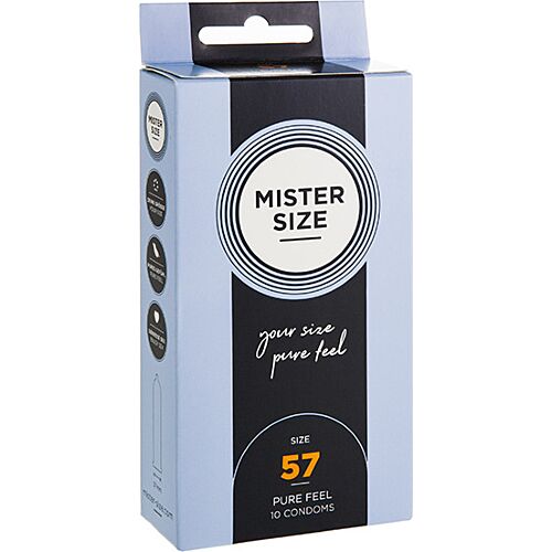Préservatif MISTER SIZE Taille L 57 MM - Sensation Naturelle