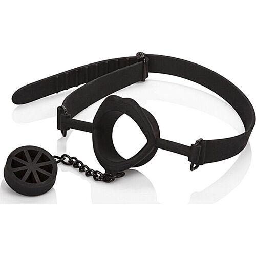 Bâillon CalExotics Scandal avec plug en silicone