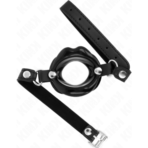 Bâillon KINK 8 cm avec sangle réglable en similicuir