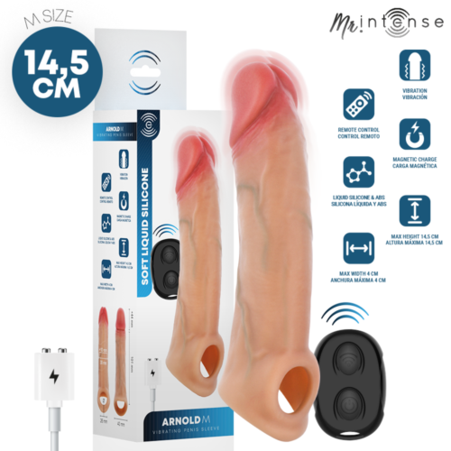 Gaine Pénienne Vibrante MR INTENSE Arnold M 14,5 cm