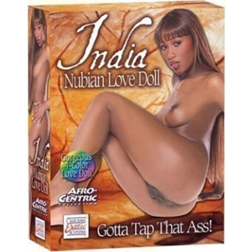 Muñeca hinchable CALEXOTICS India avec 3 orifices