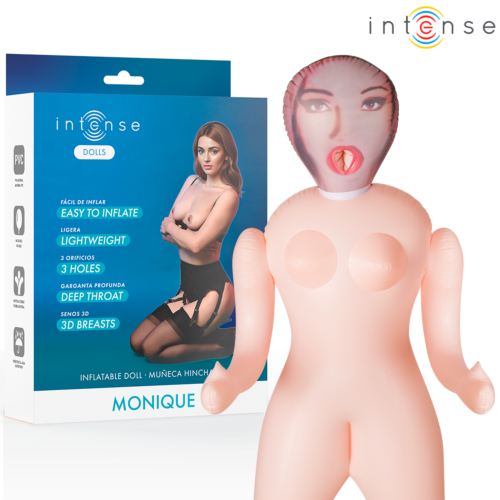 Poupée gonflable INTENSE DOLLS Monique avec trois orifices