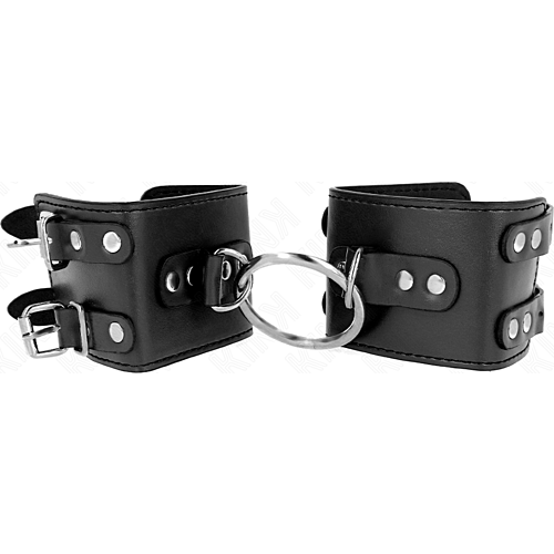 Menottes KINK - Muñequeras de metal ajustables