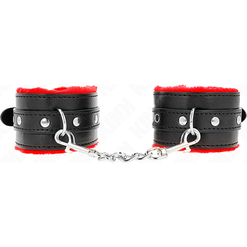 Menottes KINK WRIST RESTRAINT - Muñequeras de cuero genuino