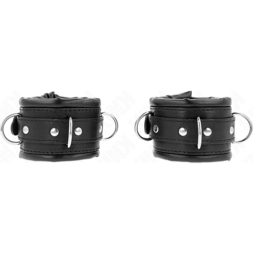 Menottes KINK - Muñequeras de metal ajustables