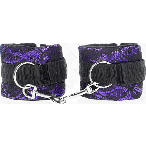 Menottes KINK Wrist Restraint en dentelle et velours