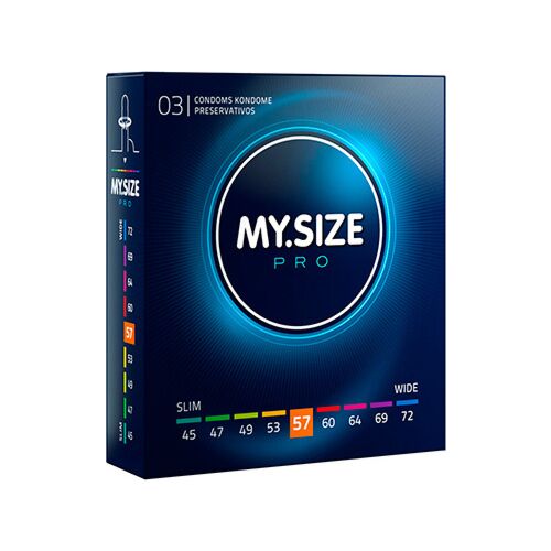 Préservatifs MY SIZE PRO 57 MM | Ajustement sur mesure