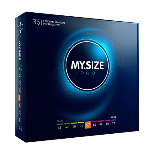 Préservatifs My.Size PRO TAILLE 57 – Ajustement confortable