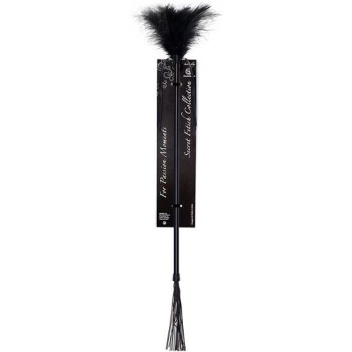 Fouet BDSM SECRETPLAY Duster + Fouet Noir