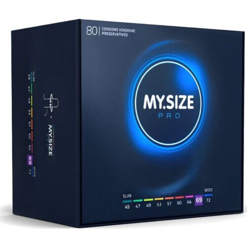 Préservatifs MY SIZE PRO 69 mm - Ajustement sur mesure