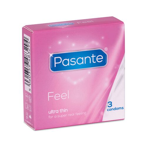 Préservatifs Pasante Sensitive Ultra Mince | 3 unités