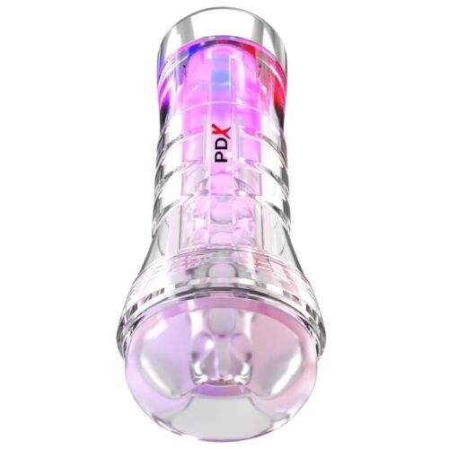 Masturbateur PDX ELITE VIEWTUBE XXL avec éclairage LED