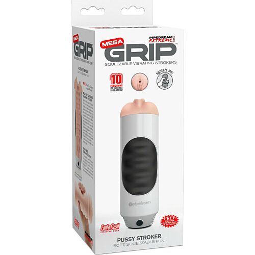 Masturbateur EXTREME TOYZ Mega Grip avec vibrations