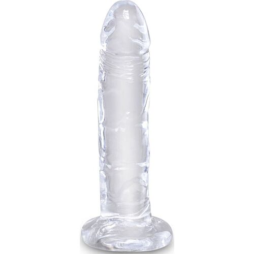 Gode réaliste KING COCK Clear 15,5 cm