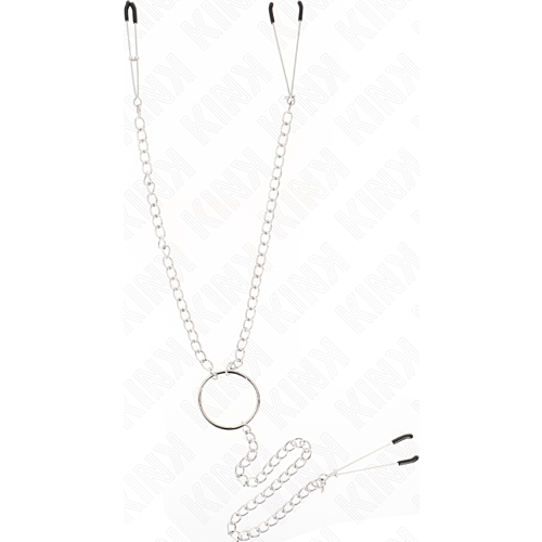 Pinces BDSM KINK Modèle 1 avec chaîne de 30 cm