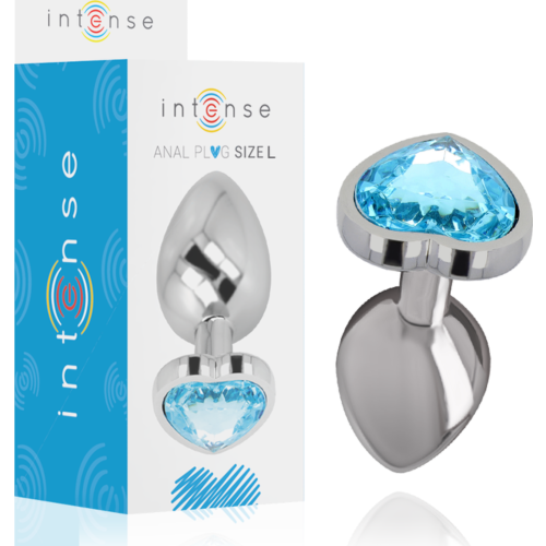 Plug anal INTENSE avec bijou en diamant taille L