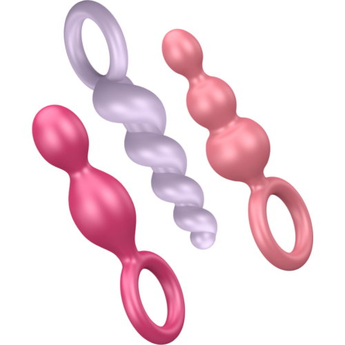 SATISFYER Plug Anal Set 3 Pieces Tri Color