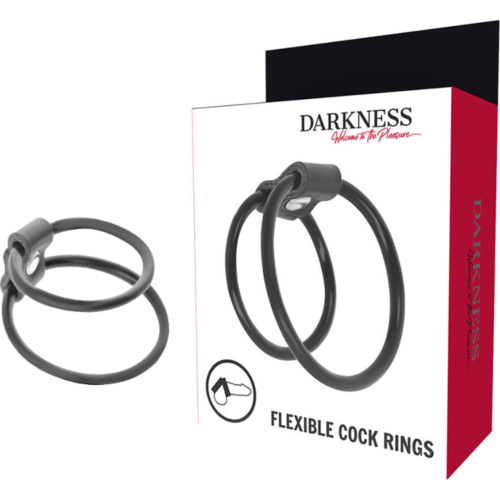 Anneaux Pénis Darkness Duo Stimulants pour érections durables