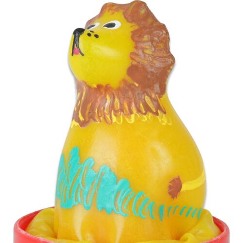 Préservatif CONDOMERIE Lion Assis - Art boho fait main