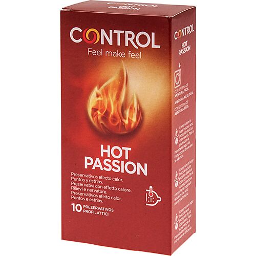 Préservatifs CONTROL Hot Passion avec effet chaleur