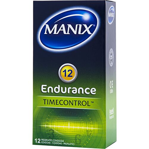 Préservatifs Manix Endurance 12 unités gel lidocaïne