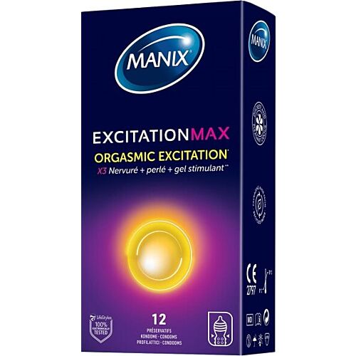 Préservatifs Manix Excitation Max — triple stimulation