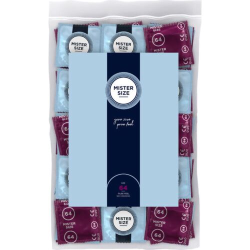 Préservatifs MISTER SIZE XXL 64 MM pour un ajustement recommandé