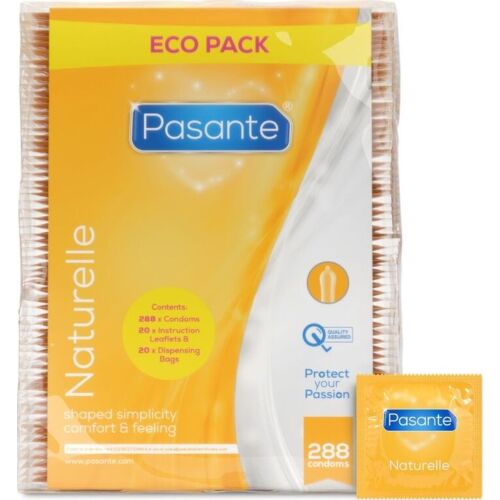 Préservatif Pasante Naturelle 288 unités - Confort et Sensibilité