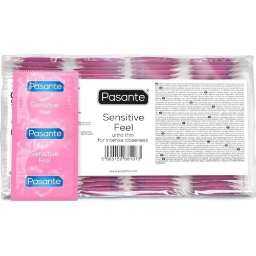 Préservatif Pasante Sensitive 144 unités - Contact intense