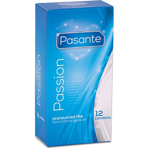 Préservatifs Pasante Ribbed Passion - Plaisir intense