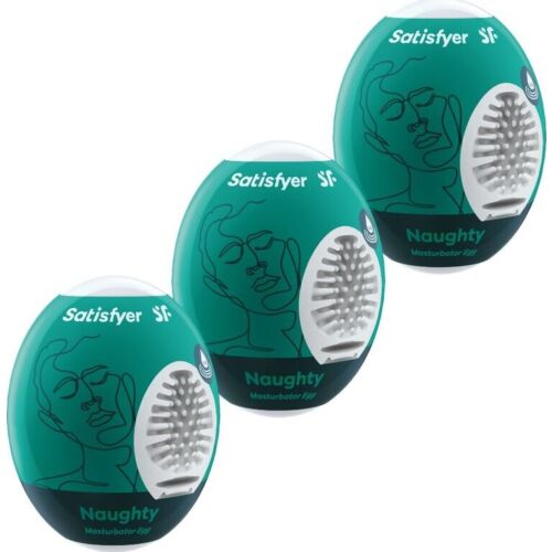 Masturbateur Satisfyer Eggs Naughty | Pack de 3 œufs