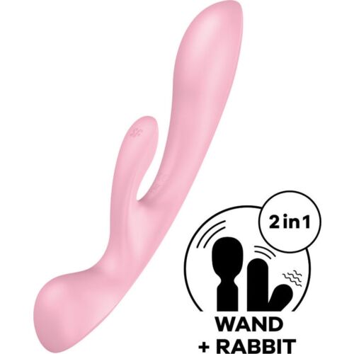 Vibrateur Rabbit Satisfyer Triple Oh avec 3 moteurs puissants