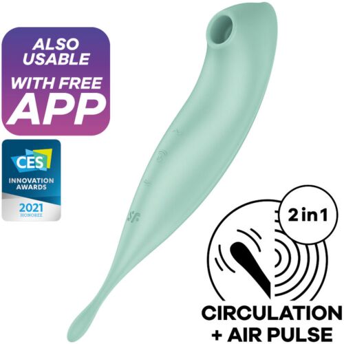 Succionneur Satisfyer Twirling Pro+ avec contrôle d'application