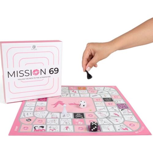 Jeu de Société SECRETPLAY MISSION 69 avec 69 Défis Érotiques