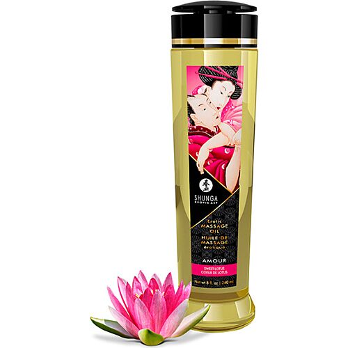 Huile de massage SHUNGA 240 ml - Douceur et sensualité