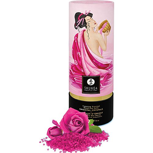 Sels de Bain Shunga - Pétale de Rose pour un bain relaxant