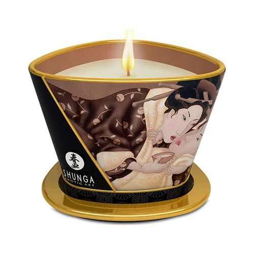 Bougie de Massage SHUNGA Mini Caress au Chocolat 170 ml